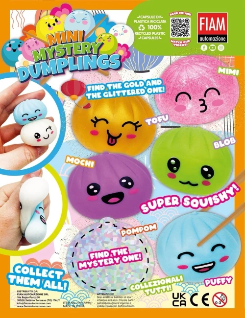 Снимка на 50mm Mini Mistery Dumplings - играчки