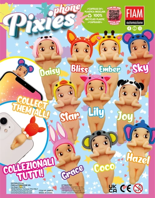 Снимка на 65mm Phone Pixies - играчки 