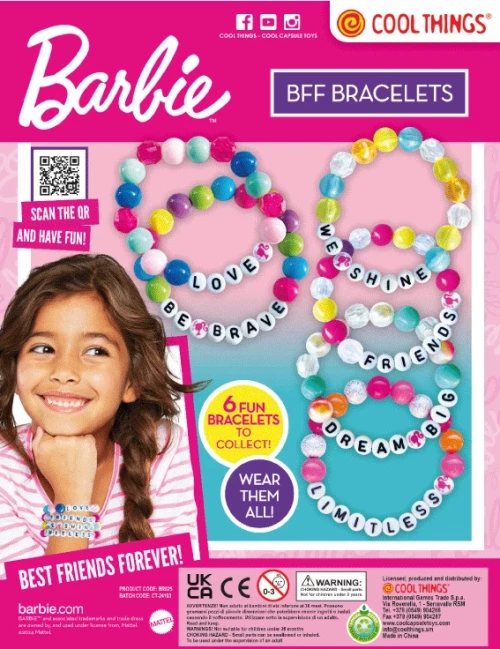 Снимка на 50mm Barbie BFF Bracelets - играчки
