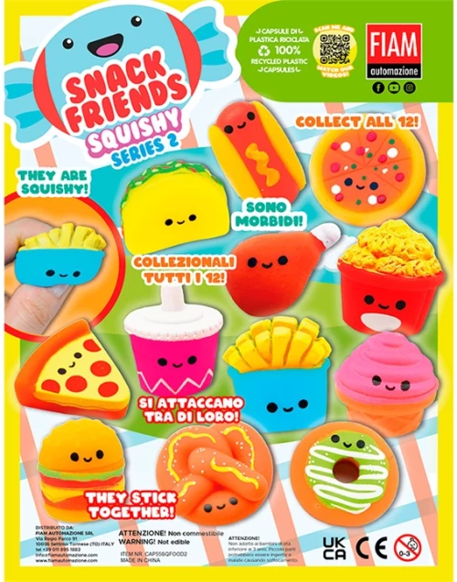 Снимка на 50mm Snack Friends Squishy