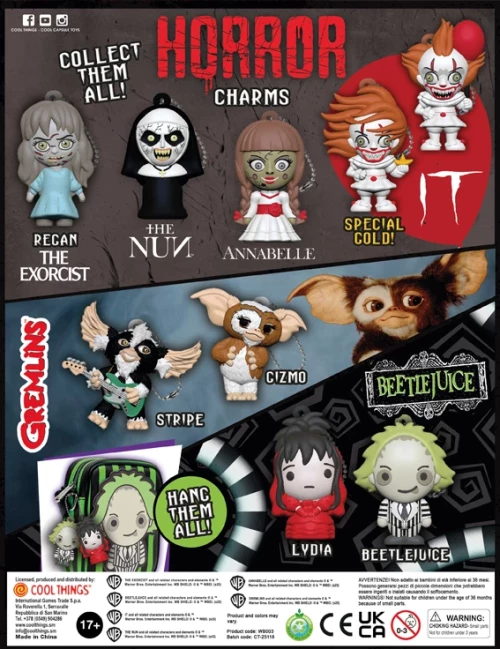Снимка на 65mm Horror Charms - играчки