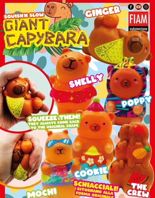 Снимка на 90mm Squish 'N Slow Big Capybara