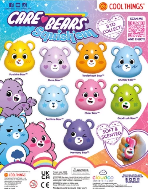 Снимка на 65mm Care Bears Squishem - играчки
