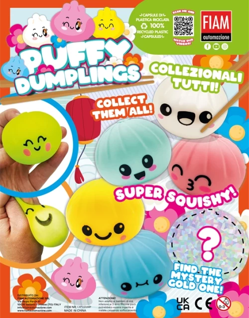 Снимка на 55mm PUFFY DUMPLINGS - играчки