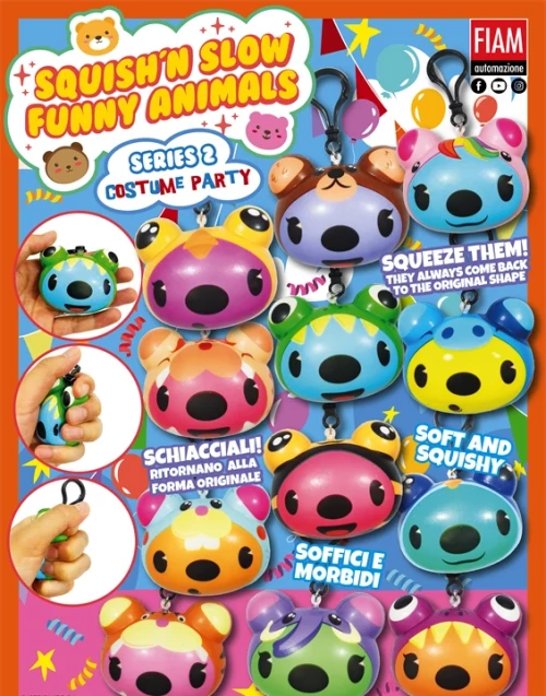 Снимка на 100mm Squish 'N Slow Funny Animals