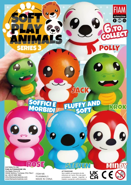 Снимка на 90mm Soft Play Animals