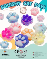 Thumbnail 1 of 50mm Squishy Cat Paw - играчки