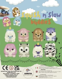 Thumbnail 1 of 55mm SQUISH N'SLOW BUDDIES - играчки