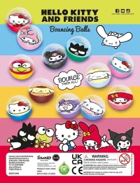 Thumbnail 1 of 32mm Hello Kitty Bouncing Balls  - Силиконови топчета  