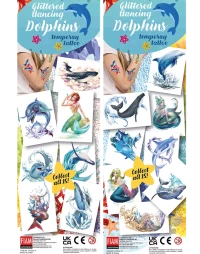 Thumbnail 1 of GLITTERED DANCING DOLPHIN - Татуировки 