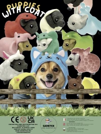 Thumbnail 1 of 55mm PUPPIES WITH COAT - играчки