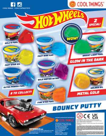 50mm Hot Wheels Bouncy Putty