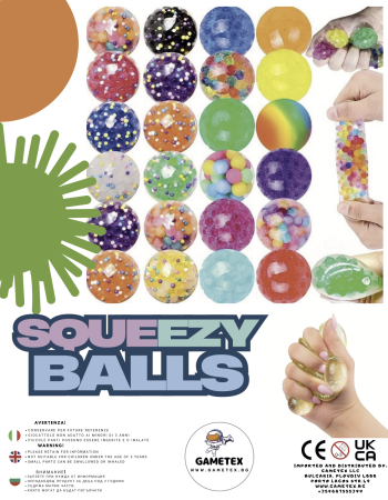 55mm SQUEEZY BALLS - играчки