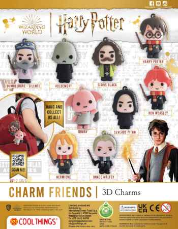 50mm Harry Potter Charm Friends